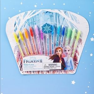 MNWT disney frozen sister love gel pen set
